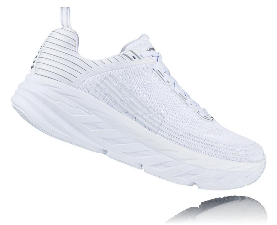 Hoka One One Koşu Ayakkabısı Erkek Beyaz - Bondi 6 - RQ9341085